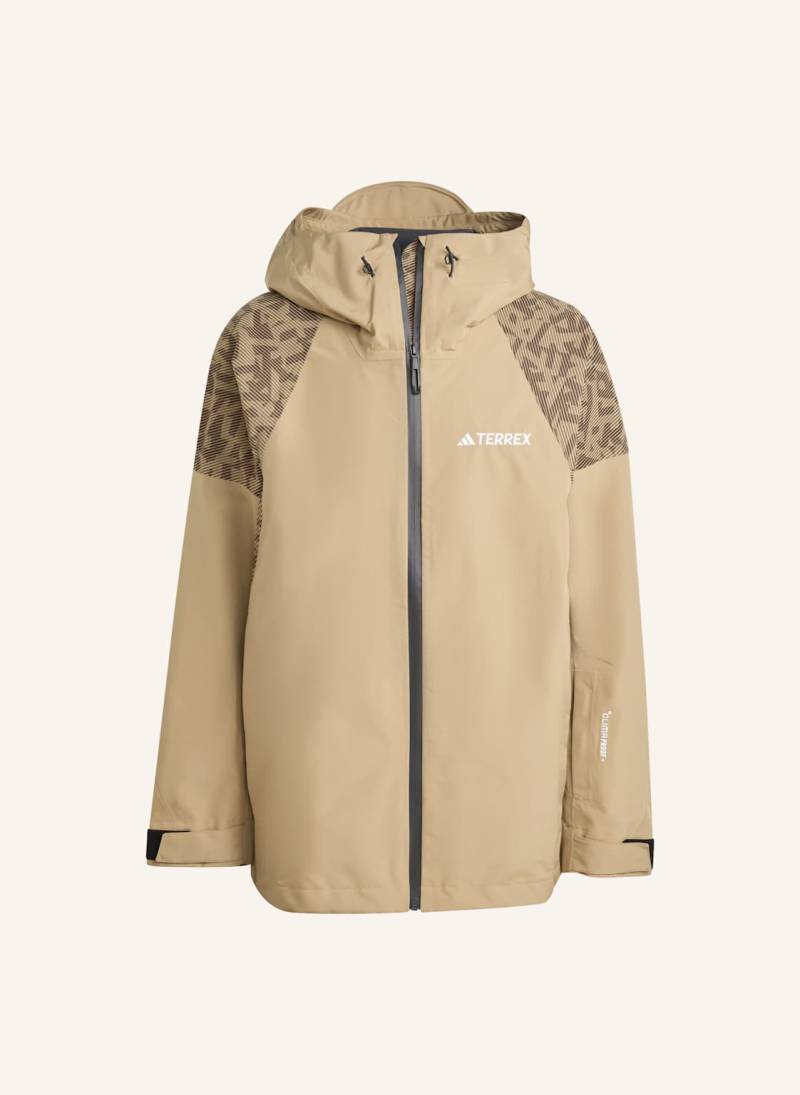 Adidas Terrex Terrex Xperior Hybrid Primeknit Climaproof+ Jacke braun von adidas Terrex