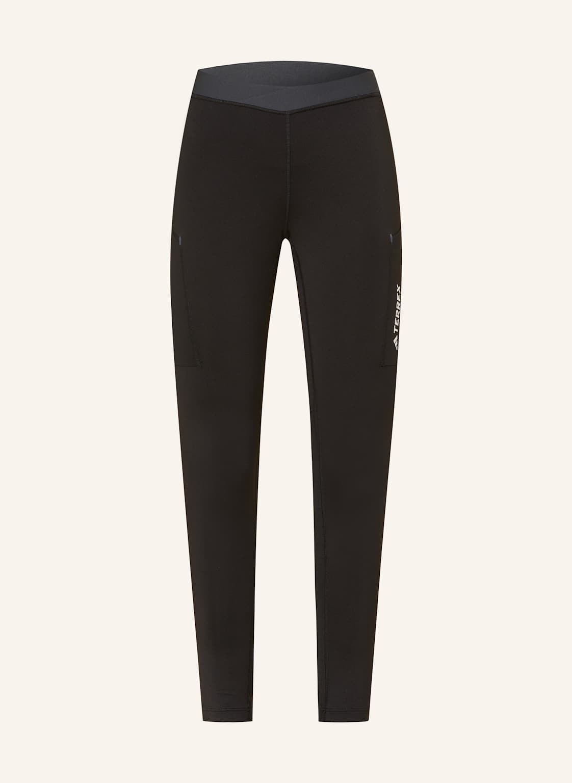 Adidas Terrex Tights Xperior Brushed schwarz von adidas Terrex