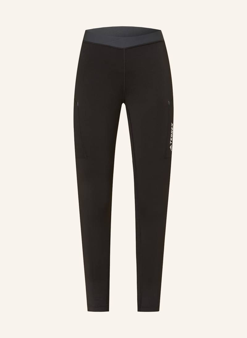 Adidas Terrex Tights Xperior Brushed schwarz von adidas Terrex