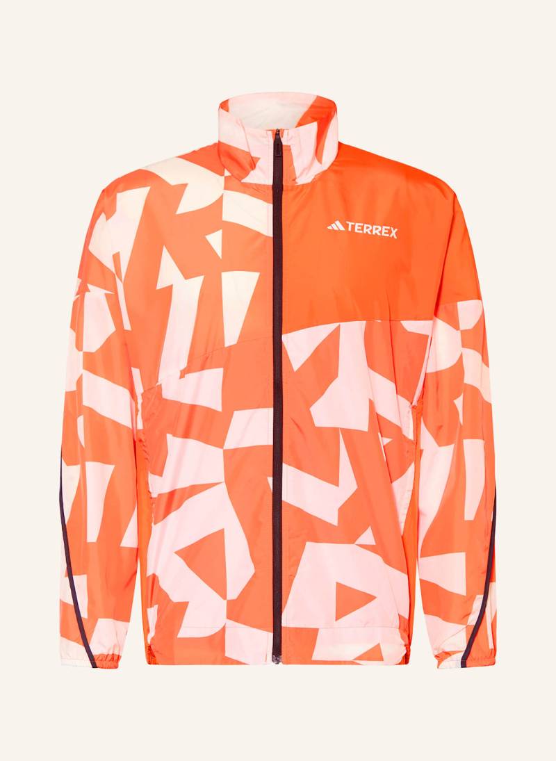 Adidas Terrex Windbreaker Terrex Multi Printed orange von adidas Terrex