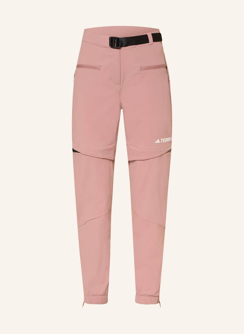 Adidas Terrex Zipp-Off-Hose Terrex Utilitas Hiking Zip-Off rosa von adidas Terrex