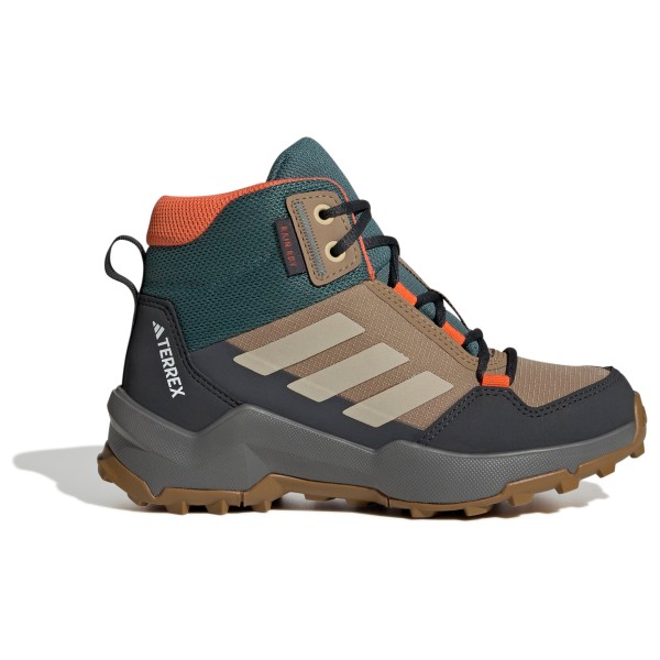 adidas Terrex - Kid's Terrex AX4R Rain.RDY Mid - Wanderschuhe Gr 35,5 braun von adidas Terrex
