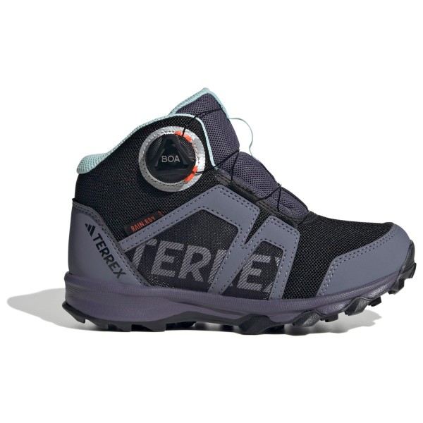 adidas Terrex - Kid's Terrex BOA Mid Rain Ready - Wanderschuhe Gr 3 blau/schwarz von adidas Terrex