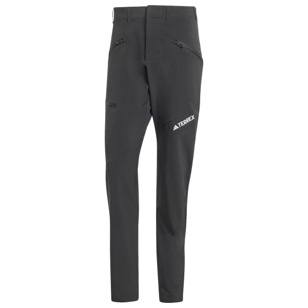 adidas Terrex - Techrock Brushed Softshell Pants - Trekkinghose Gr 46 grau von adidas Terrex