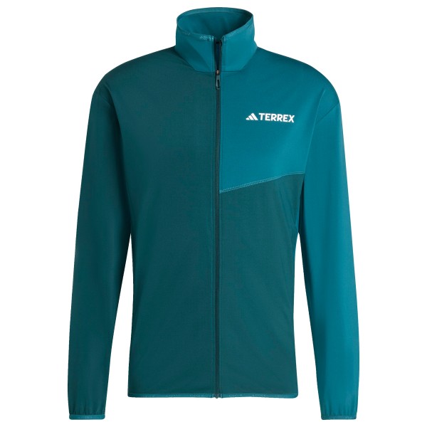 adidas Terrex - Terrex Multi Climawarm FZ Tech Fleece Jacket - Fleecepullover Gr L blau von adidas Terrex