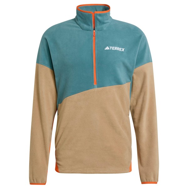 adidas Terrex - Terrex Multi Climawarm Fleece Anorak - Fleecejacke Gr M beige von adidas Terrex