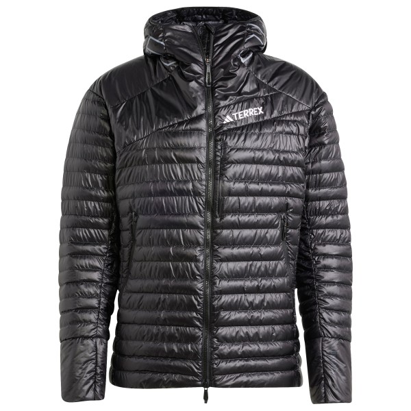 adidas Terrex - Terrex Techrock Down Hooded Jacket - Daunenjacke Gr S grau von adidas Terrex