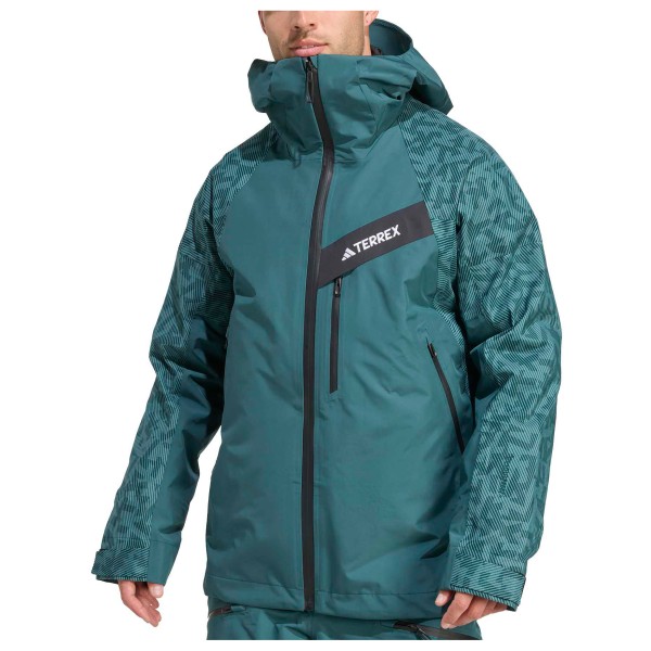 adidas Terrex - Terrex Techrock Hybrid Primeknit Climaproof+ - Skijacke Gr S türkis/blau von adidas Terrex