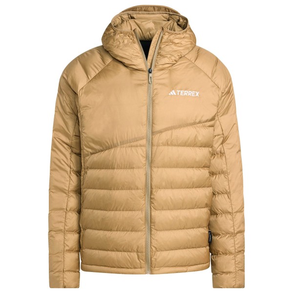 adidas Terrex - Terrex Xperior Climawarm+ Down Hooded Jacket - Daunenjacke Gr L beige von adidas Terrex