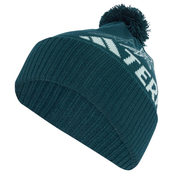 adidas Terrex - Terrex Xploric Pom Pom Beanie - Mütze Gr One Size blau von adidas Terrex