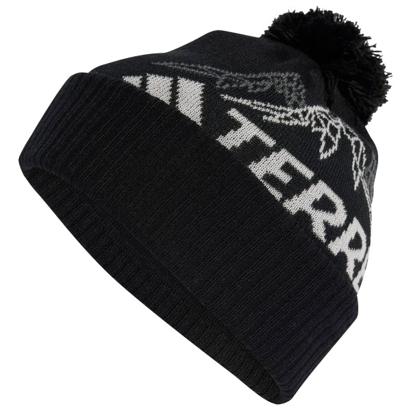 adidas Terrex - Terrex Xploric Pom Pom Beanie - Mütze Gr One Size schwarz von adidas Terrex