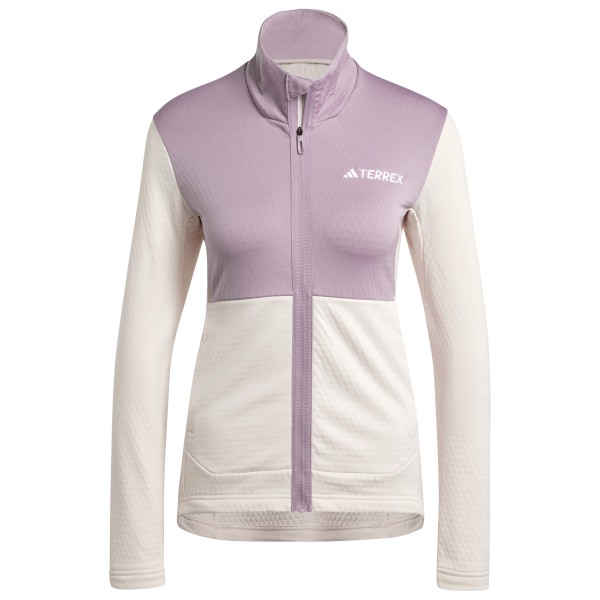 adidas Terrex - Women's Multi Light Fleece Jacket - Fleecejacke Gr S weiß von adidas Terrex
