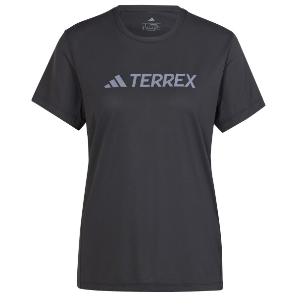 adidas Terrex - Women's Multi Logo Tech T-Shirt - Funktionsshirt Gr M grau von adidas Terrex