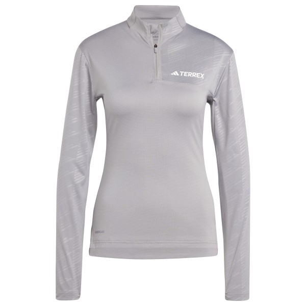 adidas Terrex - Women's Terrex MT Half Zip L/S - Longsleeve Gr XL grau von adidas Terrex