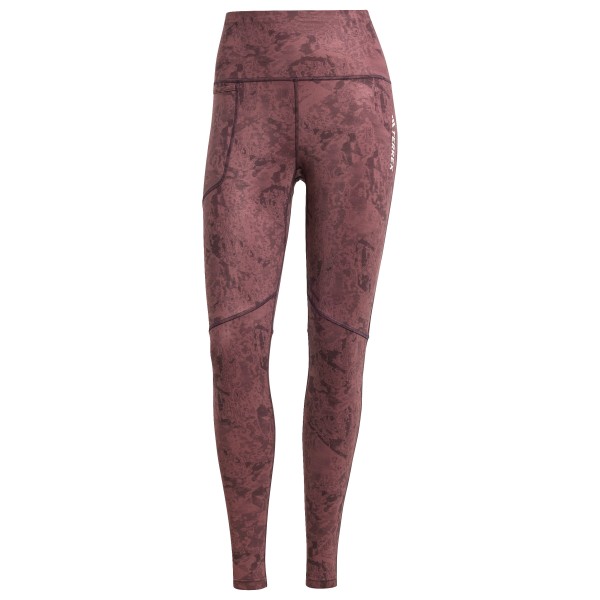 adidas Terrex - Women's Terrex Multi All Over Printed Tights - Lauftights Gr 40 lila von adidas Terrex