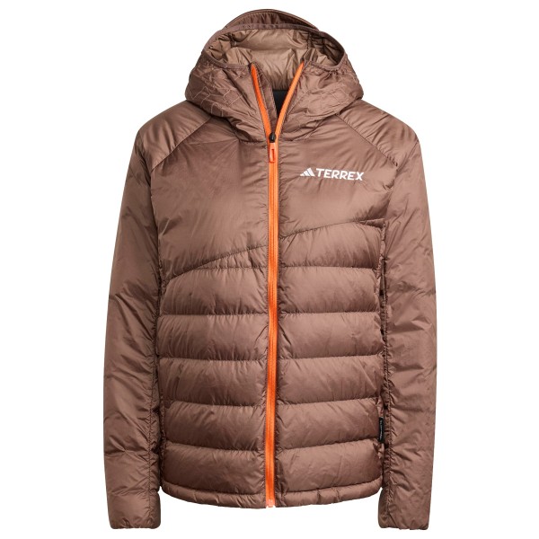 adidas Terrex - Women's Terrex Xperior CW+ Down Hooded - Daunenjacke Gr S braun von adidas Terrex
