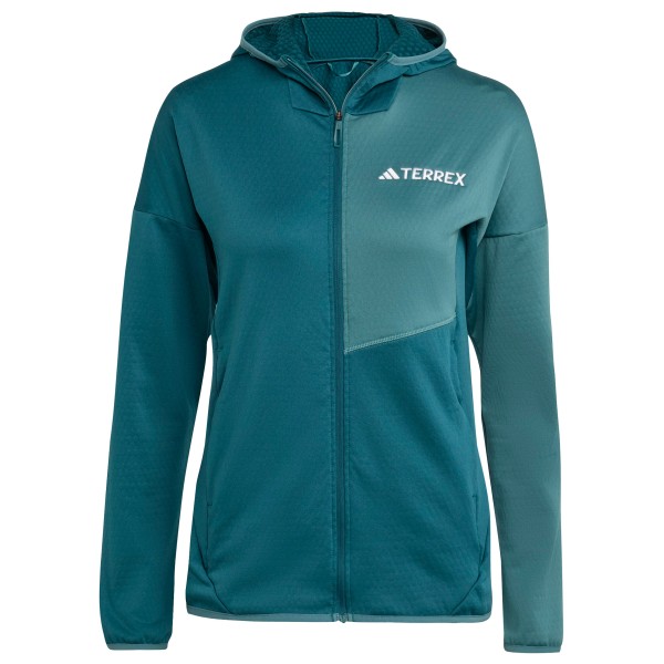 adidas Terrex - Women's Terrex Xperior Climawarm LT Fleece - Fleecejacke Gr L blau/türkis von adidas Terrex