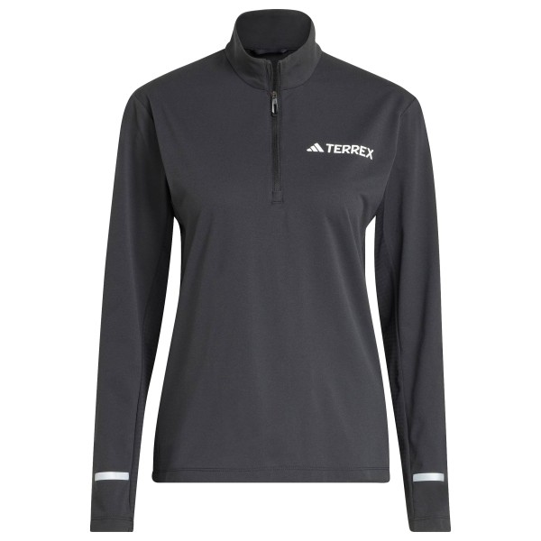 adidas Terrex - Women's Terrex Xperior Half Zip Longsleeve - Longsleeve Gr M grau von adidas Terrex