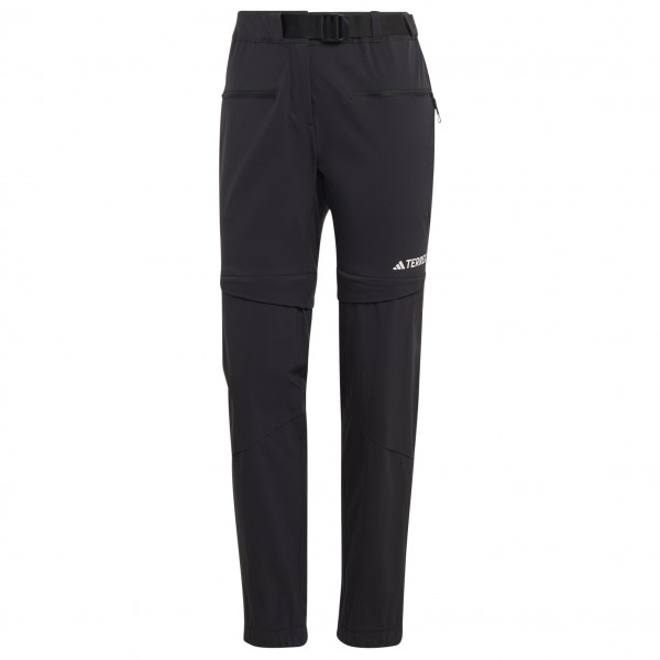 adidas Terrex - Women's Utilitas ZO Pants - Zip-Off-Hose Gr 40 - Regular schwarz von adidas Terrex