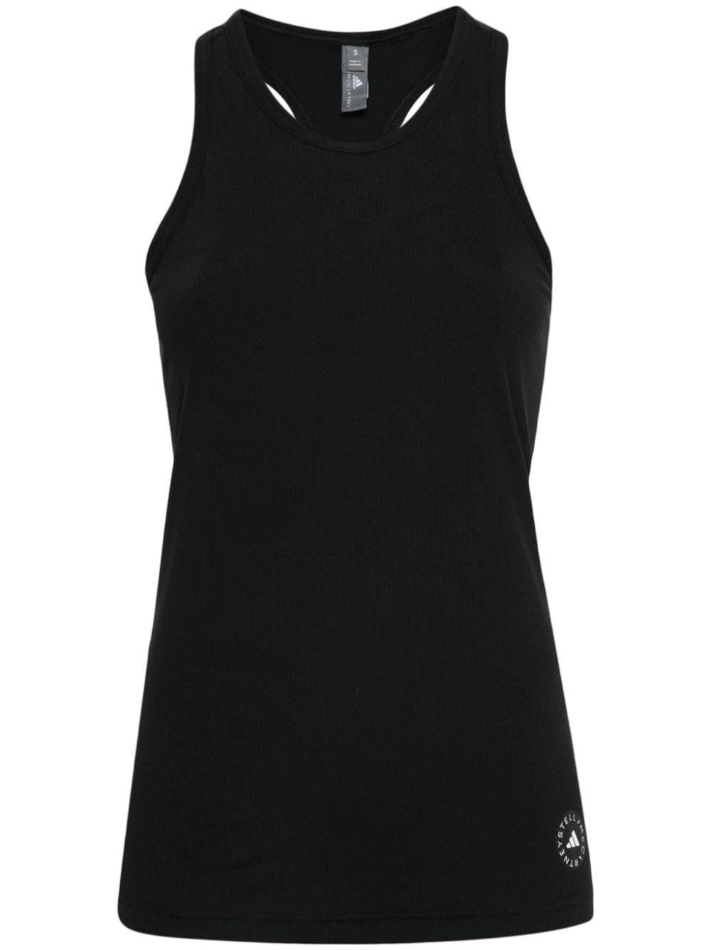 adidas by Stella McCartney Fein geripptes Tanktop - Schwarz von adidas by Stella McCartney