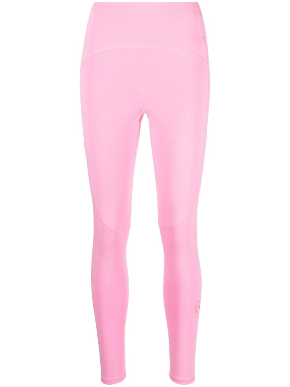 adidas by Stella McCartney High-Waist-Leggings mit Logo-Print - Rosa von adidas by Stella McCartney