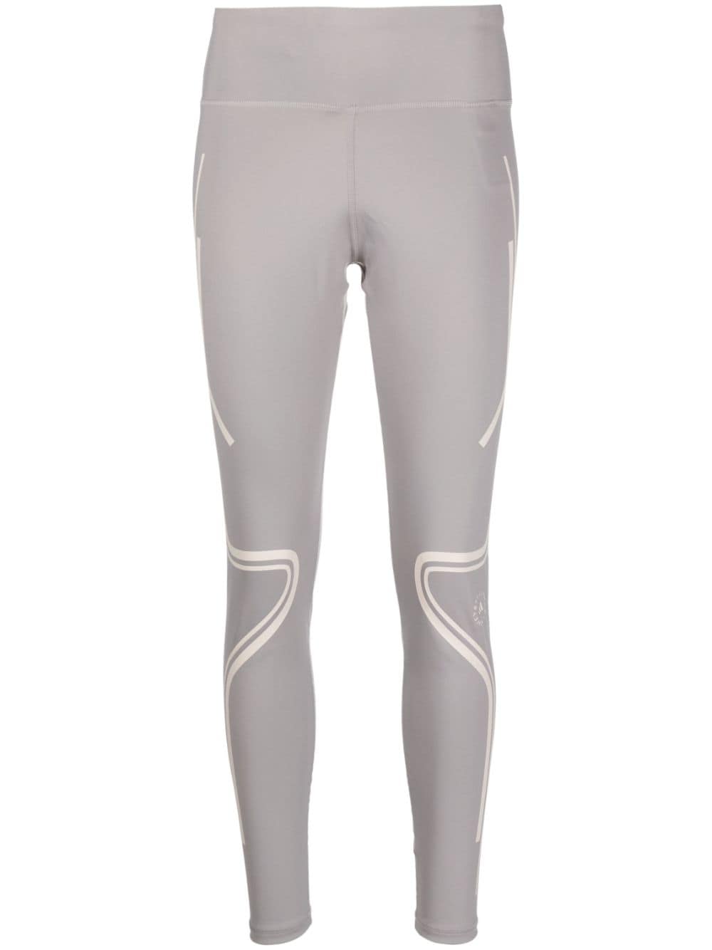 adidas by Stella McCartney Performance-Leggings mit Logo - Grau von adidas by Stella McCartney