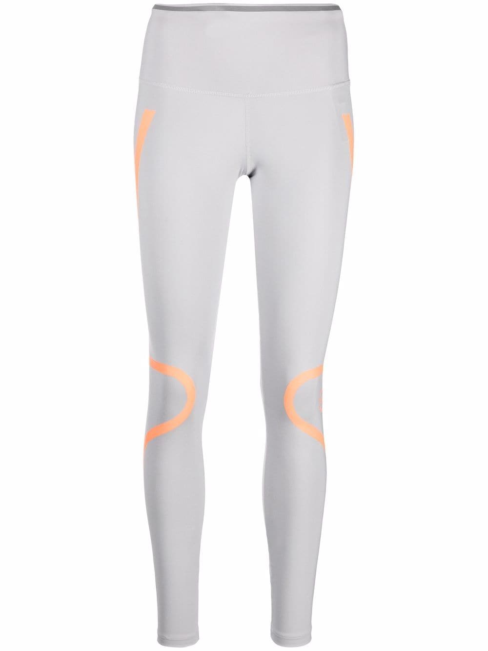 adidas by Stella McCartney Leggings mit Logo-Streifen - Grau von adidas by Stella McCartney