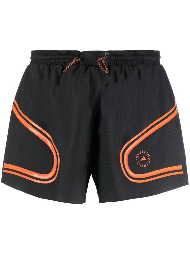 adidas by Stella McCartney Shorts mit Streifen - Schwarz von adidas by Stella McCartney