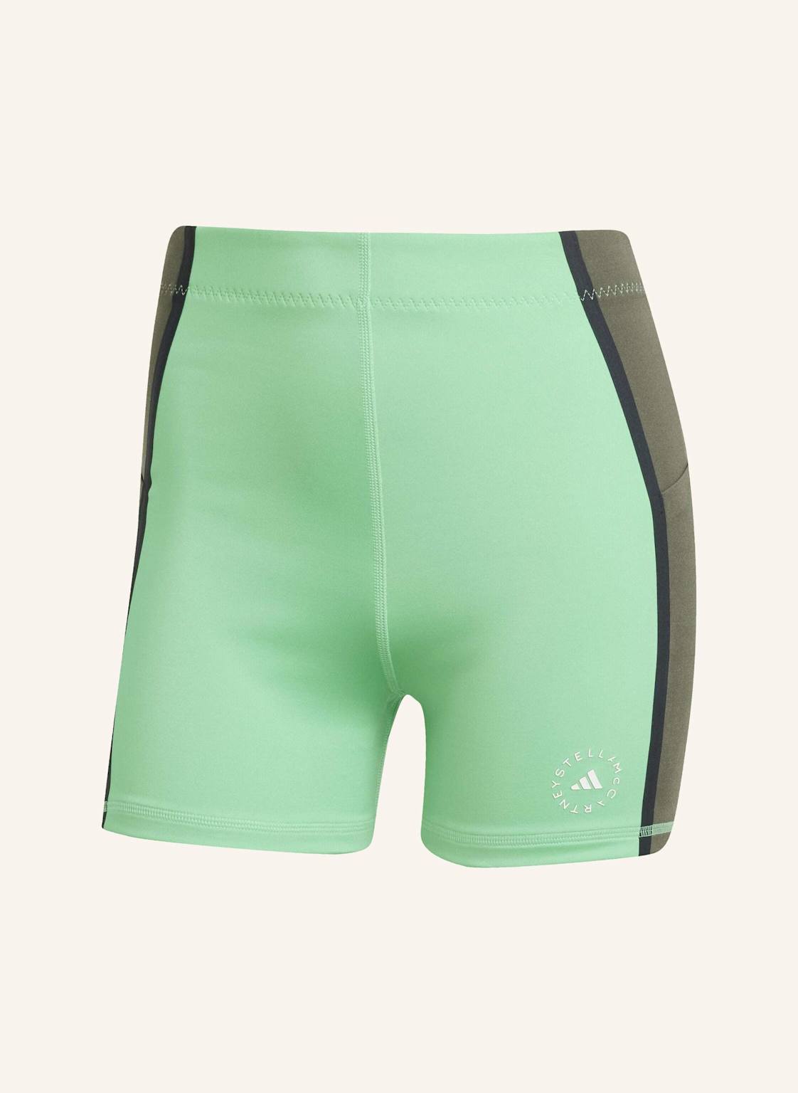 Adidas By Stella Mccartney Adidas By Stella Mccartney Kurze Leggings gruen von adidas by stella mccartney
