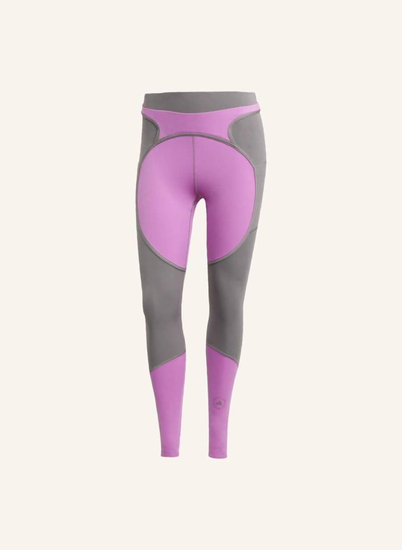 Adidas By Stella Mccartney Adidas By Stella Mccartney Two-Tone Leggings lila von adidas by stella mccartney