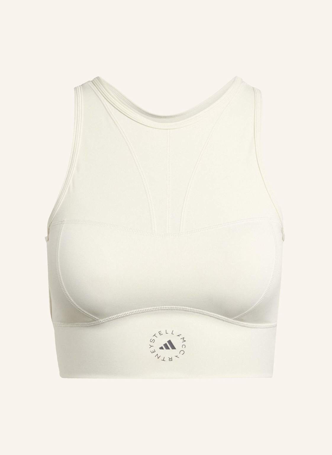 Adidas By Stella Mccartney Cropped-Top Adidas By Stella Mccartney beige von adidas by stella mccartney