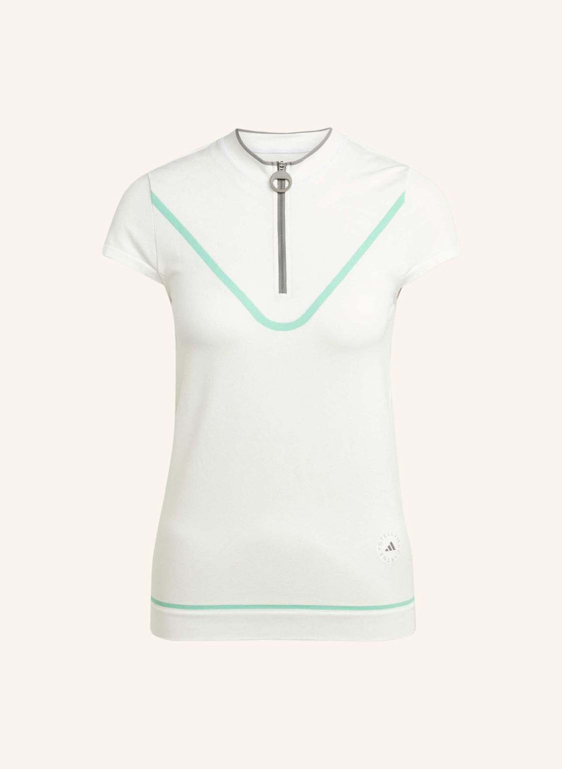 Adidas By Stella Mccartney Funktions-Poloshirt Adidas By Stella Mccarteney weiss von adidas by stella mccartney
