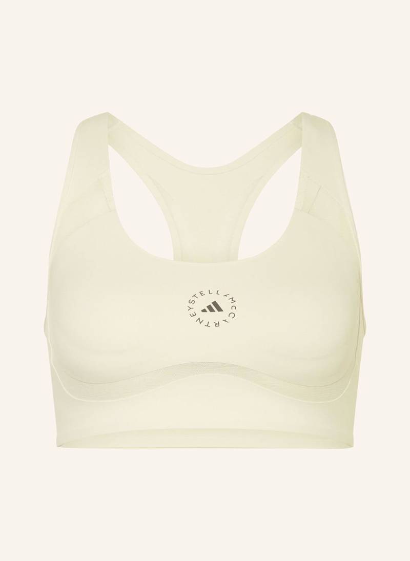 Adidas By Stella Mccartney Sport-Bh Adidas By Stella Mccartney Mit Mesh beige von adidas by stella mccartney