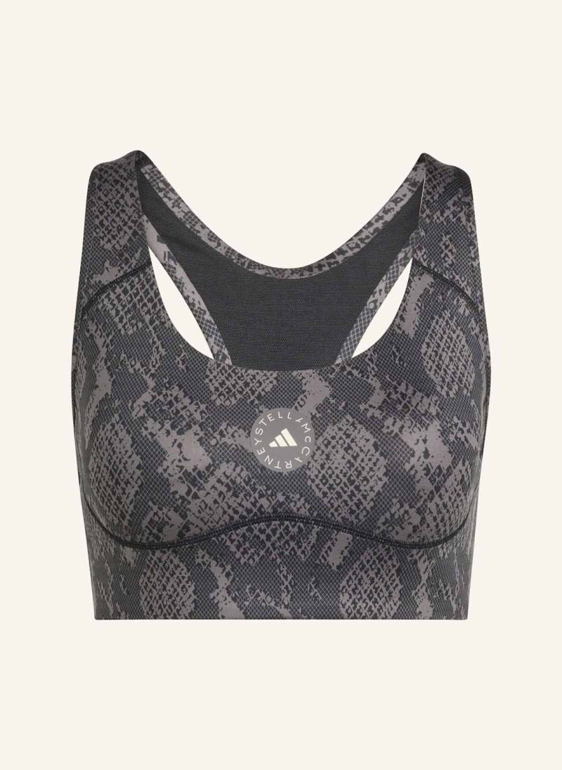 Adidas By Stella Mccartney Sport-Bh Adidas By Stella Mccartney Mit Mesh braun von adidas by stella mccartney