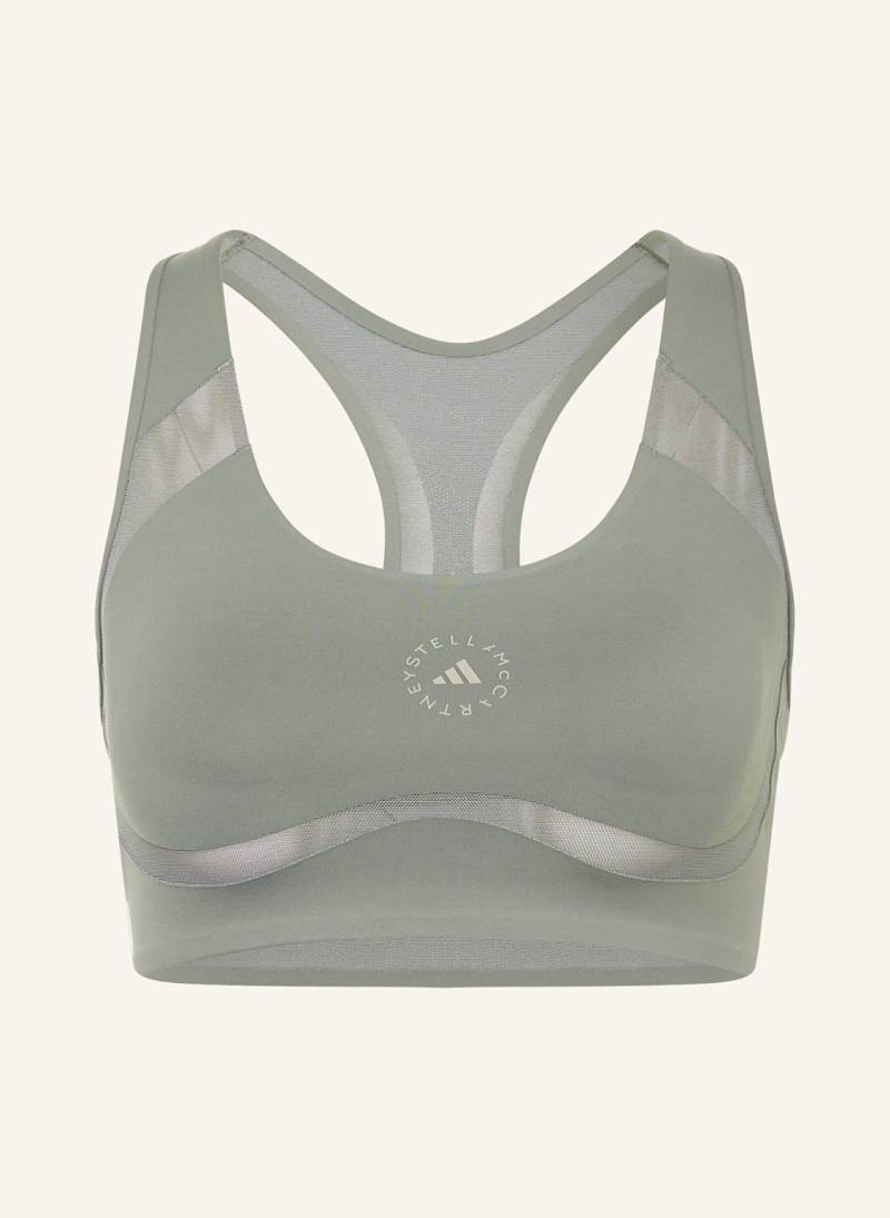 Adidas By Stella Mccartney Sport-Bh Adidas By Stella Mccartney Power Impact Mit Mesh gruen Adidas By Stella Mccartney Sport-Bh Adidas By Stella Mccartney Power Impact Mit Mesh gruen von adidas by stella mccartney