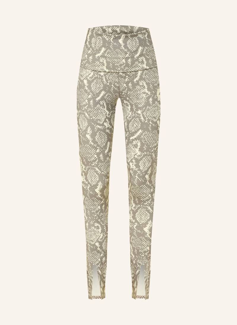 Adidas By Stella Mccartney Tights Adidas By Stella Mccartney Training Rolltop Splitcuff Printed beige von adidas by stella mccartney