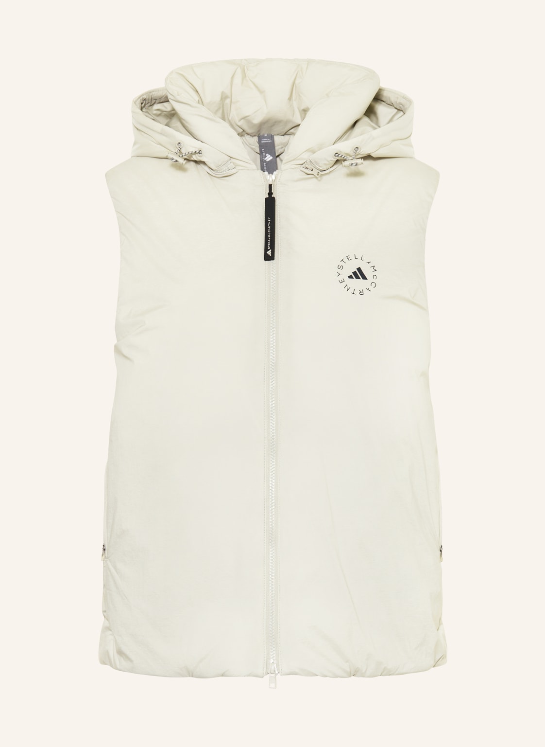 Adidas By Stella Mccartney Weste Adidas By Stella Mccartney Padded gruen von adidas by stella mccartney