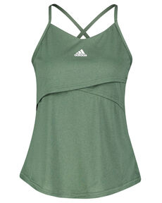 Damen Trainingstop AEROREADY STUDIO CROSSBACK SLIM TANKTOP von adidas performance