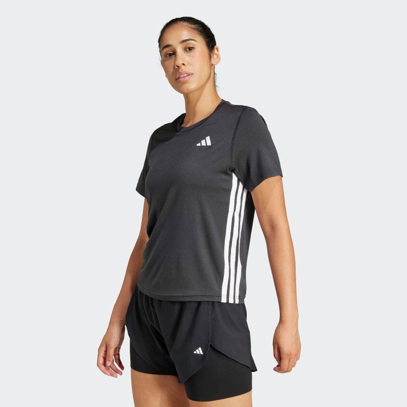 Große Größen: T-Shirt, schwarz-weiß, Gr.L-XL von adidas performance