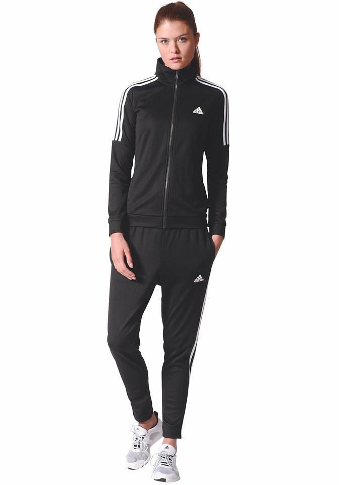 Große Größen: Trainingsanzug, schwarz-weiß, Gr.L-XXL von adidas performance