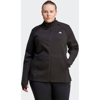 Große Größen: Trainingsjacke, schwarz, Gr.44/46-56/58 von adidas performance