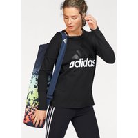 Große Größen: adidas Performance Langarmshirt »ESSENTIALS LINEAR LONGSLEEVE«, schwarz, Gr.L-XXL von adidas performance