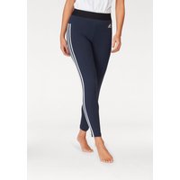 Große Größen: adidas Performance Leggings »ESSENTIALS 3 STRIPES TIGHT«, marine-weiß, Gr.L-XXL von adidas performance