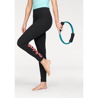 Große Größen: adidas Performance Leggings »ESSENTIALS LINEAR TIGHT«, schwarz-koralle, Gr.L-XXL von adidas performance