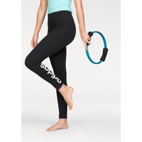 Große Größen: adidas Performance Leggings »ESSENTIALS LINEAR TIGHT«, schwarz-weiß, Gr.L-XXL von adidas performance