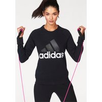 Große Größen: adidas Performance Sweatshirt »ESSENTIAL LIN SWEAT«, schwarz-weiß, Gr.L-XXL von adidas performance