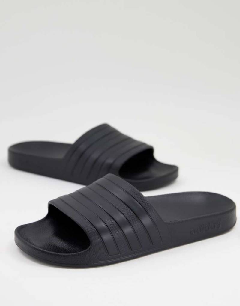 adidas - Adilette Aqua - Slider in Schwarz von adidas performance