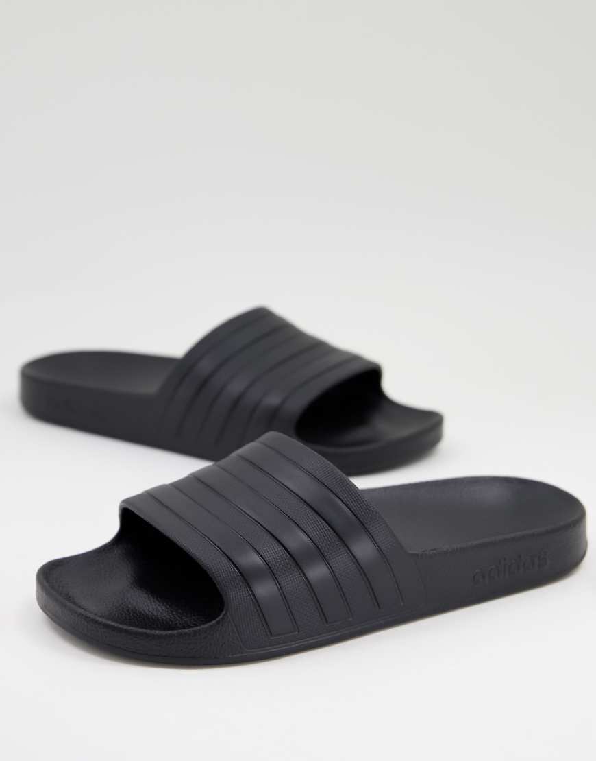 adidas - Adilette Aqua - Slider in Schwarz von adidas performance