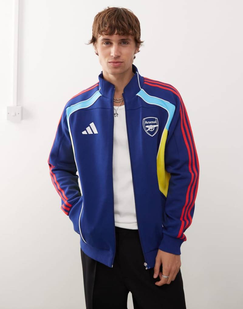 adidas Football - Arsenal Carnival - Trainingsjacke in Blau, Gelb und Rot von adidas performance