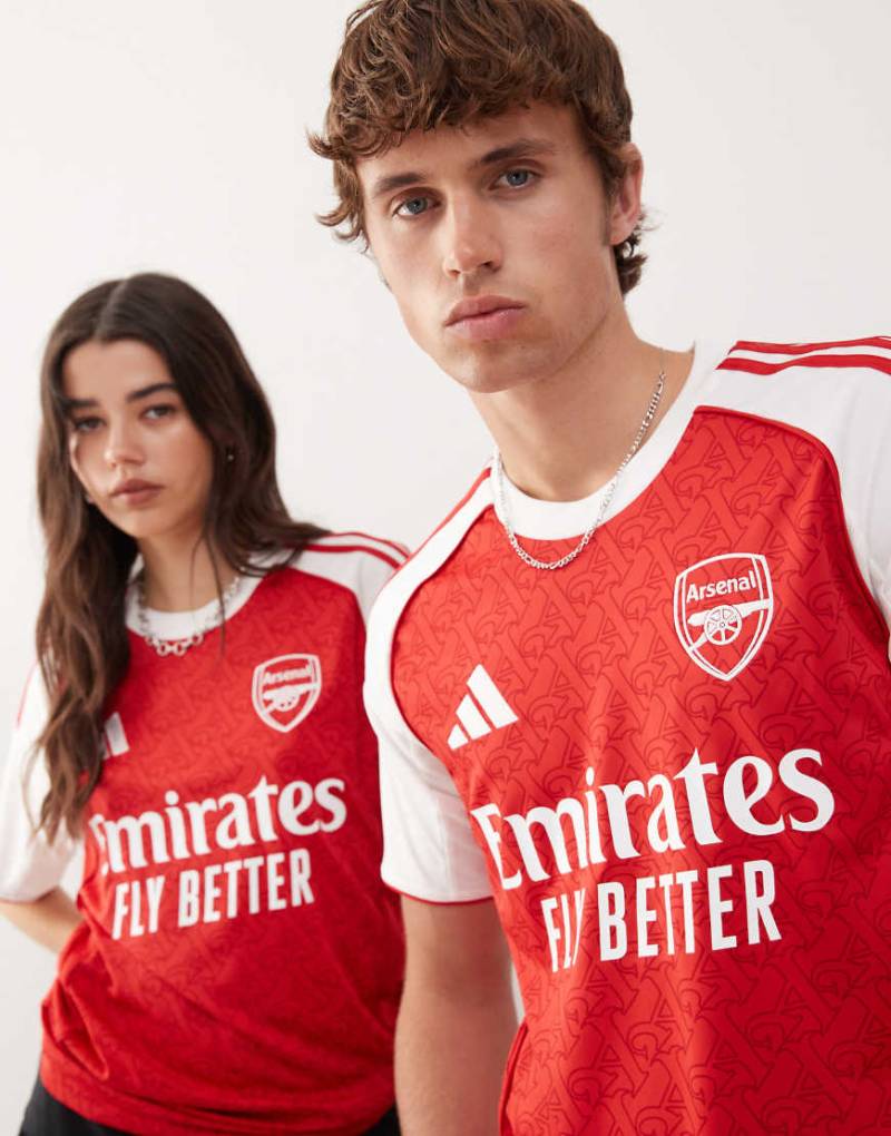 adidas Football - Arsenal - Heimspiel-Trikot 25/26 in Rot und Weiß von adidas performance